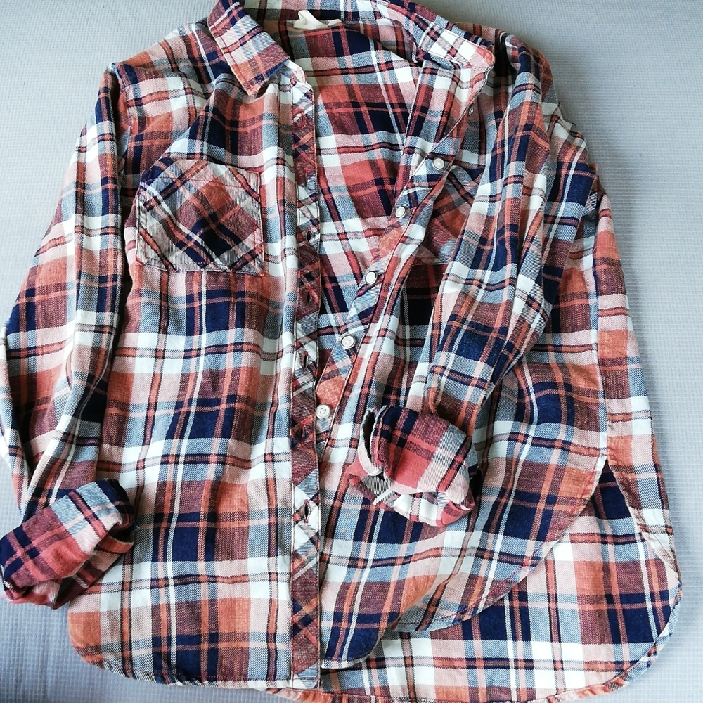 White Crow Plaid Shirt